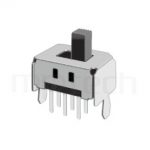 SS-22D03 Series-滑動開關-滑動開關2P2T,DPDT迴路,Vertical Slide Switch ,立式撥動開關