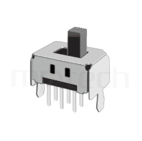 SS-22D03 Series-滑動開關-滑動開關2P2T,DPDT迴路,Vertical Slide Switch ,立式撥動開關