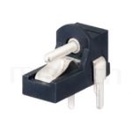 HDC-526 系列-DC電源插座DC JACK ,90度 90° DIP ,Center pin Ø1.0 / Ø1.3 mm 中心針 Ø1.0 / Ø1.3 mm ,外圓 孔徑 ,L 11 x W 5 x H 7.3 ,板上高度7.3 mm