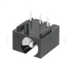 HDC-558 系列-DC電源插座DC POWER JACK ,90度 90° DIP ,Center pin Ø2.0 / Ø2.5 mm 中心針 Ø2.0 / Ø2.5 mm ,外圓 孔徑 6.6 ,L 11.5 x W 11 x H 7 ,板上高度 7mm