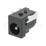 HDC-591 系列-DC電源插座DC POWER JACK ,90度 90° SMD ,Center pin Ø2.0 / Ø2.5 / Ø3.0 mm 中心針 Ø2.0 / Ø2.5 / Ø3.0 mm ,外圓 孔徑 6.5 ,L 15 x W 9 x H 11 ,板上高度 11mm