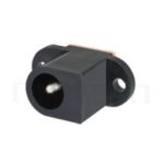 HDC-621 系列-DC電源插座DC JACK ,180度 180° DIP ,Center pin Ø2.0 / Ø2.5 mm 中心針 Ø2.0 / Ø2.5 mm ,外圓 孔徑 6.3 ,L 13x W 9 x H 20 ,板上高度 20mm