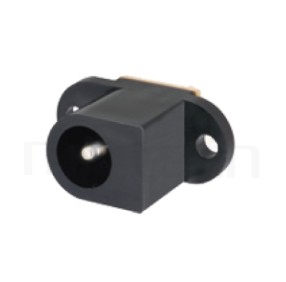HDC-621 系列-DC電源插座DC JACK ,180度 180° DIP ,Center pin Ø2.0 / Ø2.5 mm 中心針 Ø2.0 / Ø2.5 mm ,外圓 孔徑 6.3 ,L 13x W 9 x H 20 ,板上高度 20mm