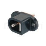 HDC-626 系列-直流電源插座DC POWER JACK ,180度 180° DIP ,Center pin Ø2.0 / Ø2.35 / Ø2.5 mm 中心針 Ø2.0 / Ø2.35 / Ø2.5 mm , ,L 11x W 9 x H 20 ,板上高度 20mm