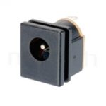 HDC-636 系列-DC電源插座DC JACK ,180度 180° DIP ,Center pin Ø2.0 / Ø2.5 / Ø3.0 mm 中心針 Ø2.0 / Ø2.5 / Ø3.0 mm ,外圓 孔徑 6.4 ,L 13x W 13 x H 15 ,板上高度 15mm