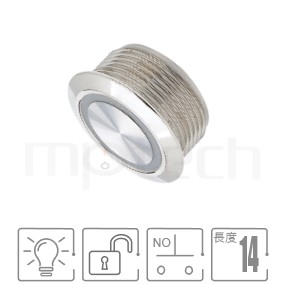 MP19T-4MF Series-短小型薄形照光金屬開關-IP/IK防護,超短,19mm孔徑,一組常開接點1NO,復歸,平面,照光金屬開關，防塵防水防化學腐蝕,薄、短,19mm孔徑,一組常開接點1NO,自復回彈,平圓型,LED燈金屬開關,LED帶燈,六種燈色可選,光圈金屬帶燈,平面環形燈平圓型對照於MPB19,MPS19,MW19,HK19B,HKYB19B,pbm19,cmp,bpb,mp19n,J19,EJ19,ft-19,GQ19,LAS1-BGQ,LAS1-AGQ,LAS1GQ,lb19b,qn19,材質-不鏽鋼,黃銅鍍鎳,鋁合金,無段復位防水、防破壞、耐腐蝕| MP16TECH提供您最完整的防水金屬按鈕開關產品與服務
