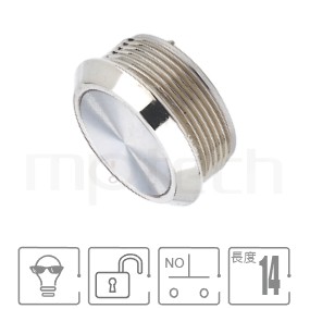 MP22T-2MF Series-極短款,金屬高強度抗破壞按鈕開關防水/防塵/防化學腐蝕,thin type,22mm尺寸,一組常開接點1NO,復位無段,平面,無燈金屬按鈕,平面金屬外殼不鏽鋼按鈕對應KPB22,MPB22,MPS22,MW22,HK22B,HKYB22B,pbm22,cmp,J22,EJ22,bpb,mp22n,ft-22,lb22b,qn22,GQ22,LAS4GQ,材質-黃銅,鋁合金,不銹鋼,自動復歸防水/防塵/防化學腐蝕| MP16TECH提供您最完整的防水金屬按鈕開關產品與服務