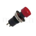 PS-001 系列-按鈕開關Push button Switch,圓形, 螺母固定,復歸/無鎖/回彈/無段 ,OFF-(ON),SPST,1P1T迴路 ,總長度31mm