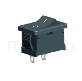 RS-601A-10121NBB 系列-洛克開關Rocker Switch ,21x15mm , ,6A 250VAC, 10A 125VAC,ON-OFF ,SPST,1P1T迴路