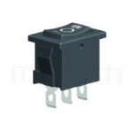 RS-601B-10314NBB 系列-翹板開關Rocker Switch ,21x15mm , ,6A 250VAC, 10A 125VAC,ON-OFF-ON ,SPDT,1P2T迴路