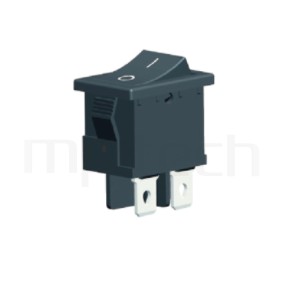 RS-601D-20111NBB 系列-船型開關Rocker Switch ,21x15mm , ,6A 250VAC, 10A 125VAC,ON-OFF ,DPST,2P1T迴路