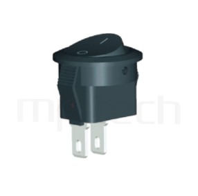 RS-601H2-10161NBB 系列-洛克開關Rocker Switch ,16.5mm ,圓形 ,3A 250VAC, 6A 125VAC,ON-OFF ,SPST,1P1T迴路
