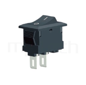 RS-601HL-10111NBB 系列-翹板開關Rocker Switch ,15x10mm , ,3A 250VAC, 6A 125VAC,ON-OFF ,SPST,1P1T迴路