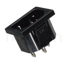 JR-101S-AC 系列產品-交流插座AC INLET/OUTLET ,IEC 60320 C14, AC 插座,3PIN焊線端子,180度,卡式,AC-011 AC-012 DB-14-2F R-301SN,AC INLET,安規UL,cUL,ENEC,VDE,CCC,