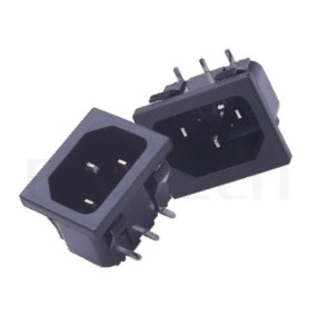 JR-101SGPCA-AC 系列產品-AC電源插座AC SOCKET ,IEC 60320 C14, AC 插座,3PIN,90度 90° DIP,卡式,AC-013 AC-014 DB-14-2P R-301SN,安規UL,cUL,ENEC,VDE,CCC,AC INLET,