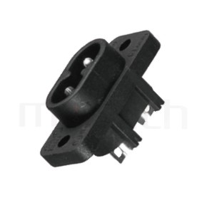 JR-201-AC 系列產品-AC電源插座AC INLET ,IEC 60320 C8,8字型,2PIN焊線端子,180度,螺絲鎖付,AC-017 DB-8 R-201A,AC INLET,安規VDE,CCC,UL,cUL,ENEC,