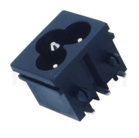 JR-307E-AC 系列產品-交流插座AC INLET/OUTLET ,IEC 60320 C6,米老鼠型插座,3PIN,90度 90° DIP,PCB插版,AC-024B DB-6 R-30790,AC INLET,安規VDE,CCC,UL,cUL,ENEC,