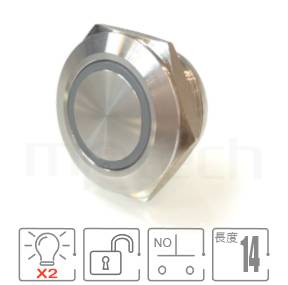 MP22T-5MF Series-雙色金屬開關,紅綠,紅藍超短款,迷你型,高度縮短帶燈金屬按鈕開關,LED雙晶片無極性無方向性 防水、防破壞、耐腐蝕,薄、扁、短,孔徑22mm,1NO,自復回彈,平圓形,LED照光金屬開關,六種燈色可選平頭同等於GQ22,pbm22,cmp,bpb,KPB22,MPB22,MPS22,MW22,HK22B,HKYB22B,mp22n,ft-22,J22,EJ22,lb22b,qn22,材質-金屬殼,不銹鋼SUS,銅,鋁合金,自複式回彈防水/防塵/防化學腐蝕| MP16TECH提供您最完整的防水金屬按鈕開關產品與服務