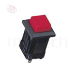 自鎖按鈕開關Lock Push button Switch,方形,卡式,焊線,自鎖/有段 ,OFF-ON,SPST,1P1T迴路 ,總長度29mm | PS-301系列 | MP16TECH提供您專業的按鈕開關產品與服務