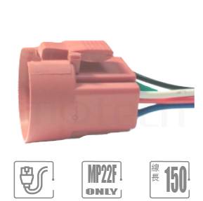 TH-MP22F 連接器帶線材,連接器配件,MP22F-5 系列專屬配件,帶線長150mm,線徑22 AWG, 尾端剝線10mm,可用以延長;無須焊接,可直接插於MP22F系列金屬按鈕開關底部,聯接底部的開關端子腳,並具有卡勾可使聯接更加穩定而不輕易脫落。| MP16TECH提供您最完整的防水金屬按鈕開關產品與服務"